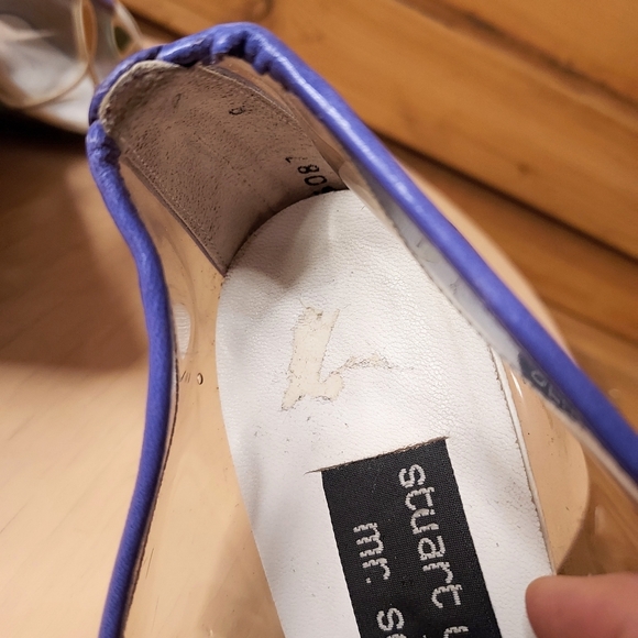 STUART WEITZMAN Clear Wedge Shoes - Picture 6 of 12